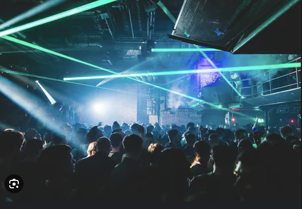 Modern late licence venues in london  with boardroom table and presentation screen