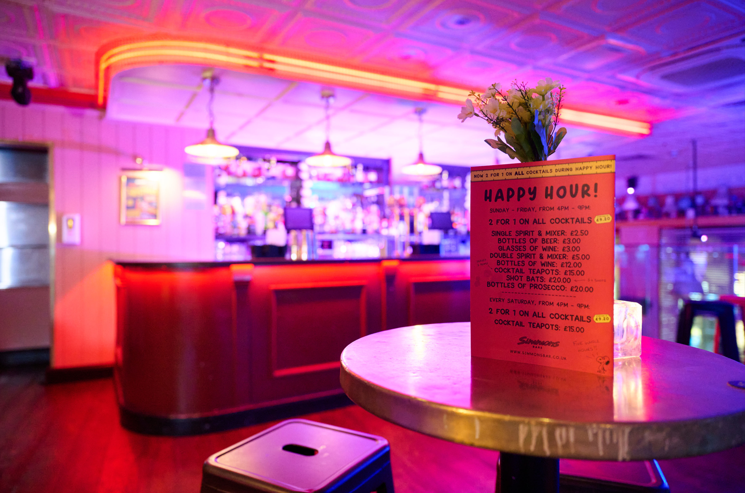 Modern baby shower venues in london with boardroom table and presentation screen