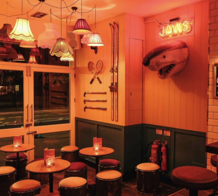 Modern small venues in london with boardroom table and presentation screen