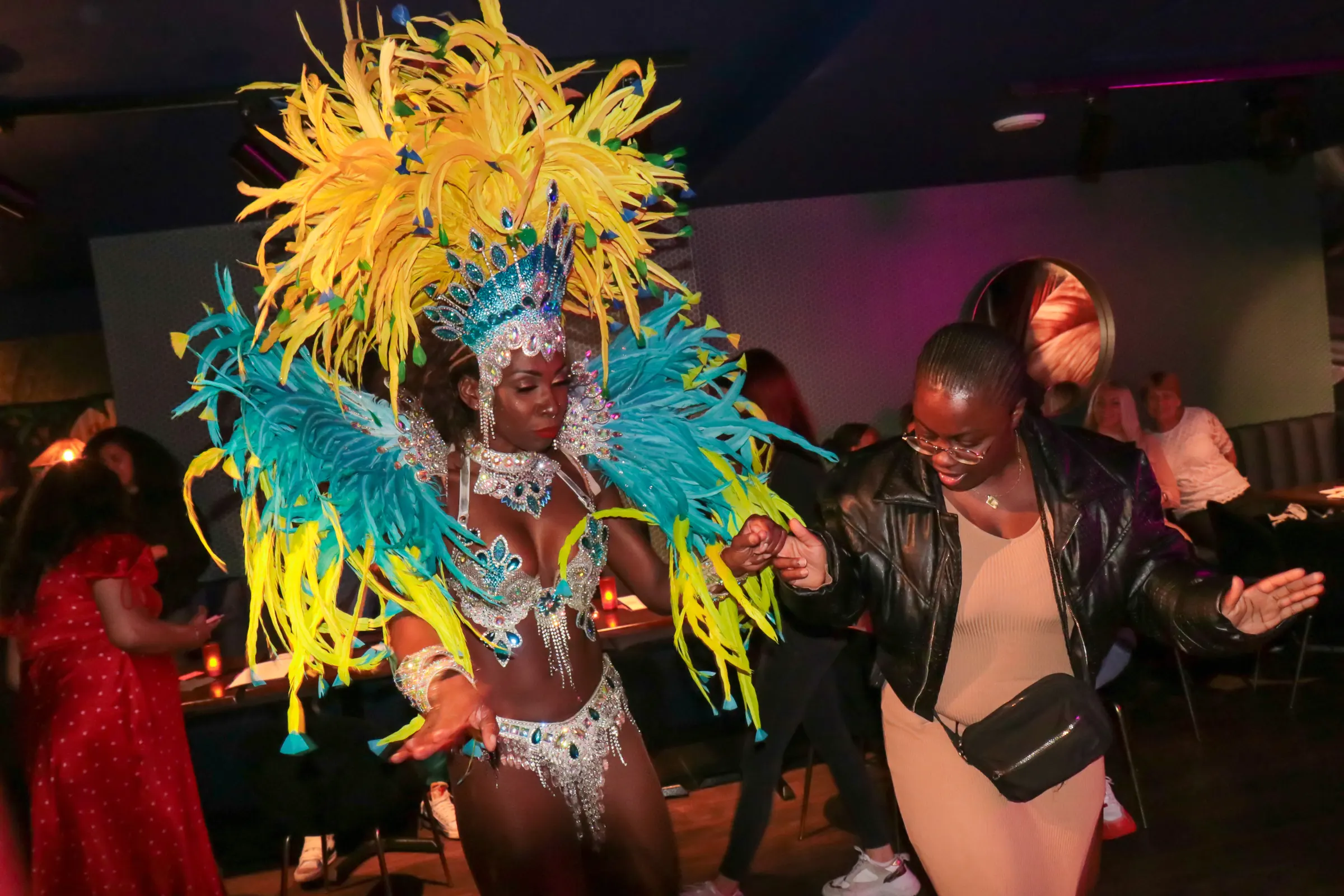 Modern affordable venues for 50 people london with boardroom table and presentation screen