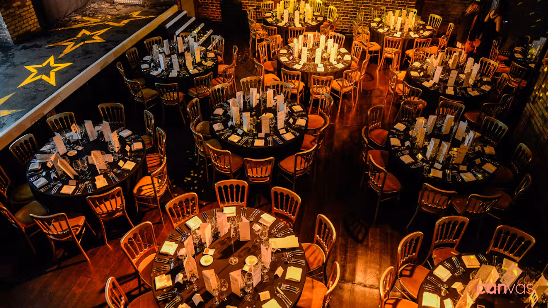 Modern sustainable event venues london with boardroom table and presentation screen