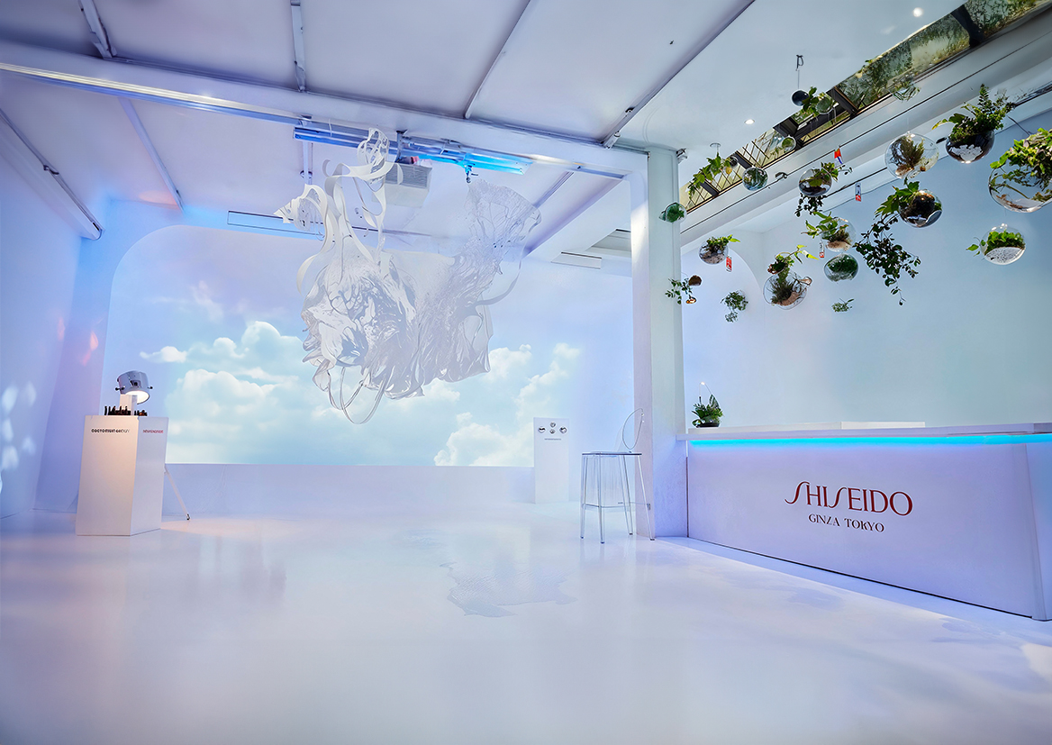 Modern event spaces for 150 guests london with boardroom table and presentation screen