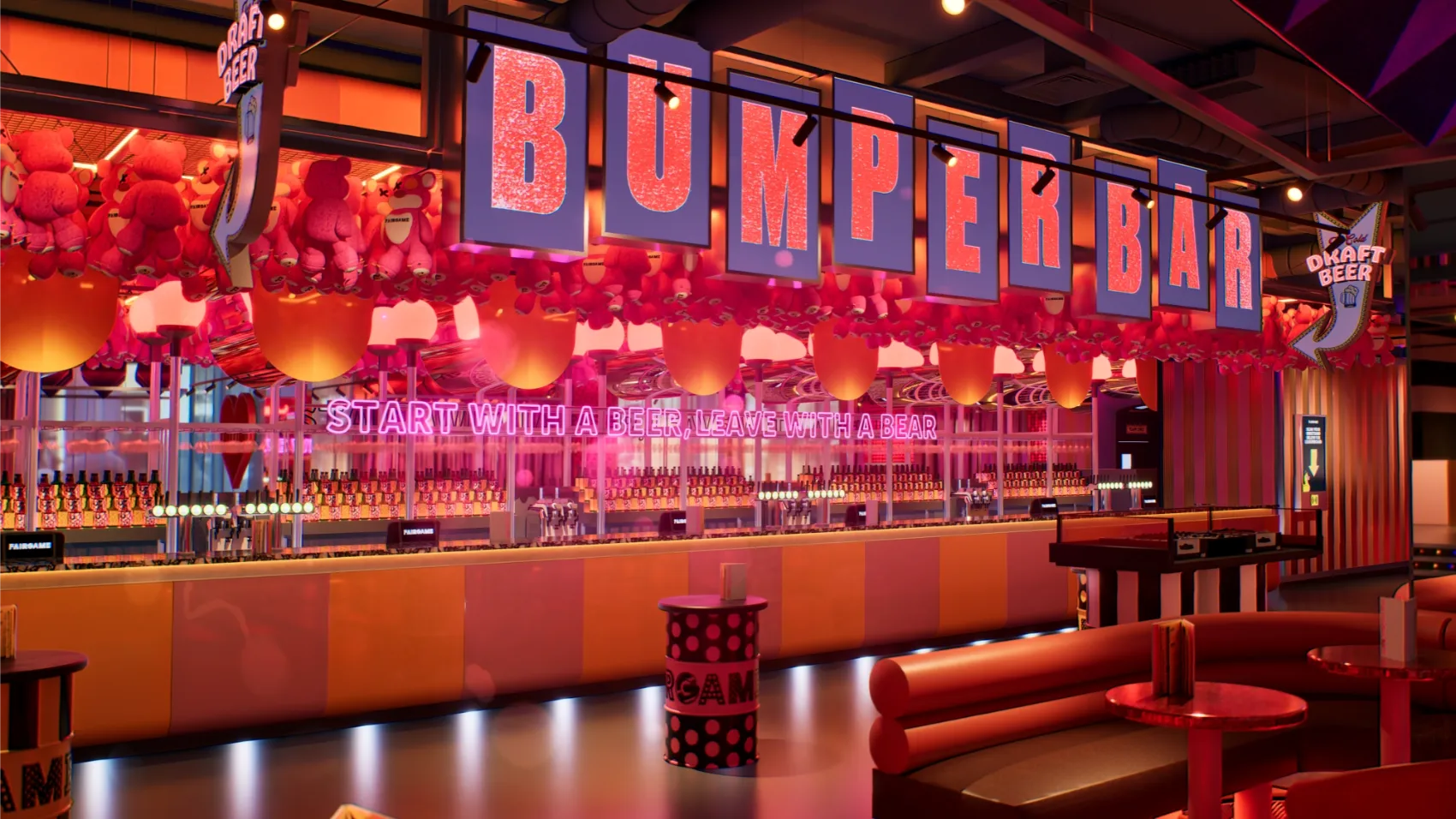 Modern corporate summer party venues london 2026 with boardroom table and presentation screen