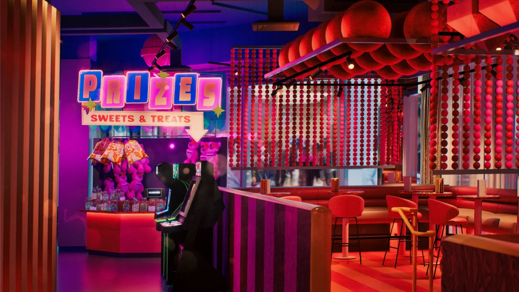 Modern engagement party venues in london. with boardroom table and presentation screen